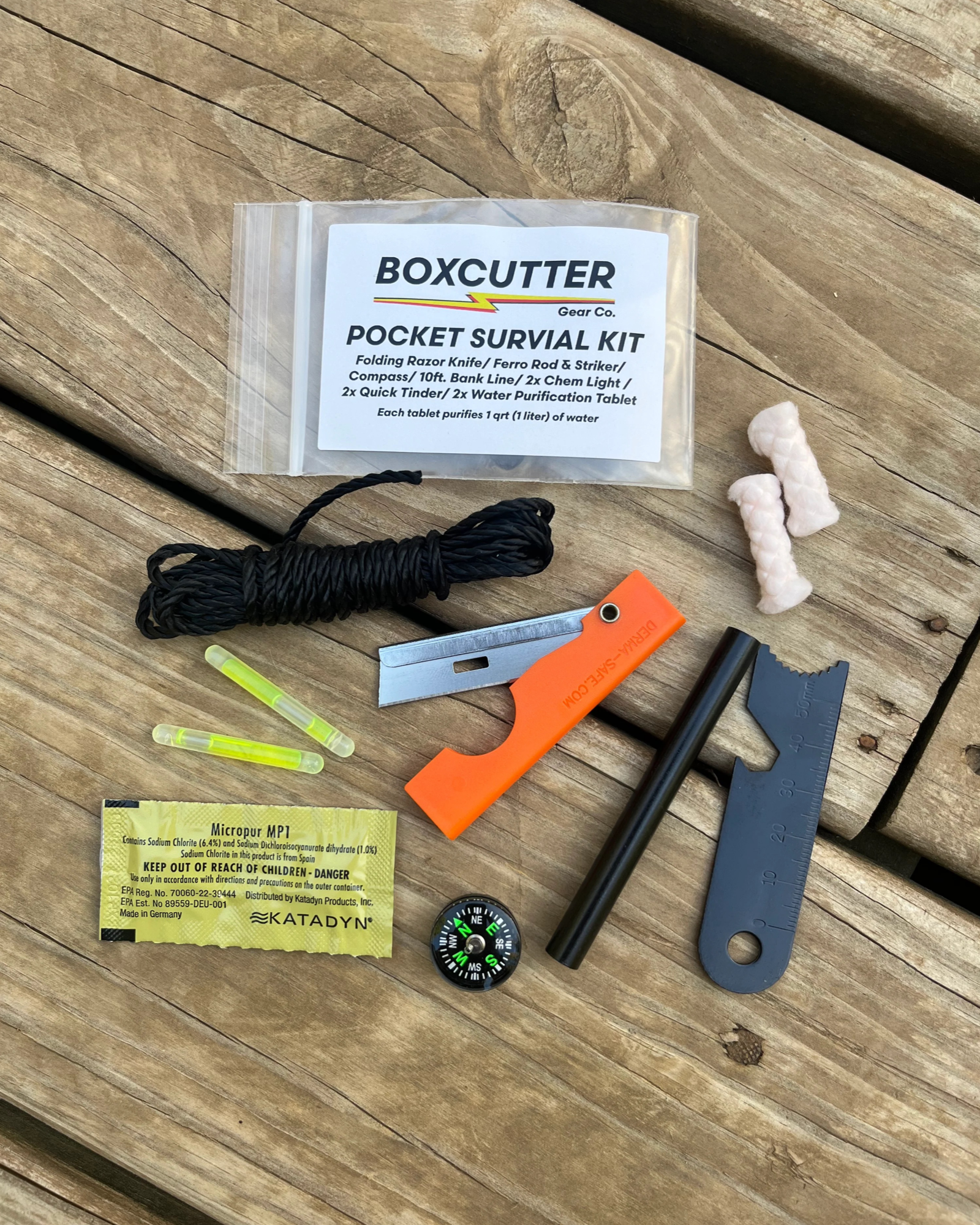 PSK] Pocket Survival Kit – BoxCutter Gear Co.