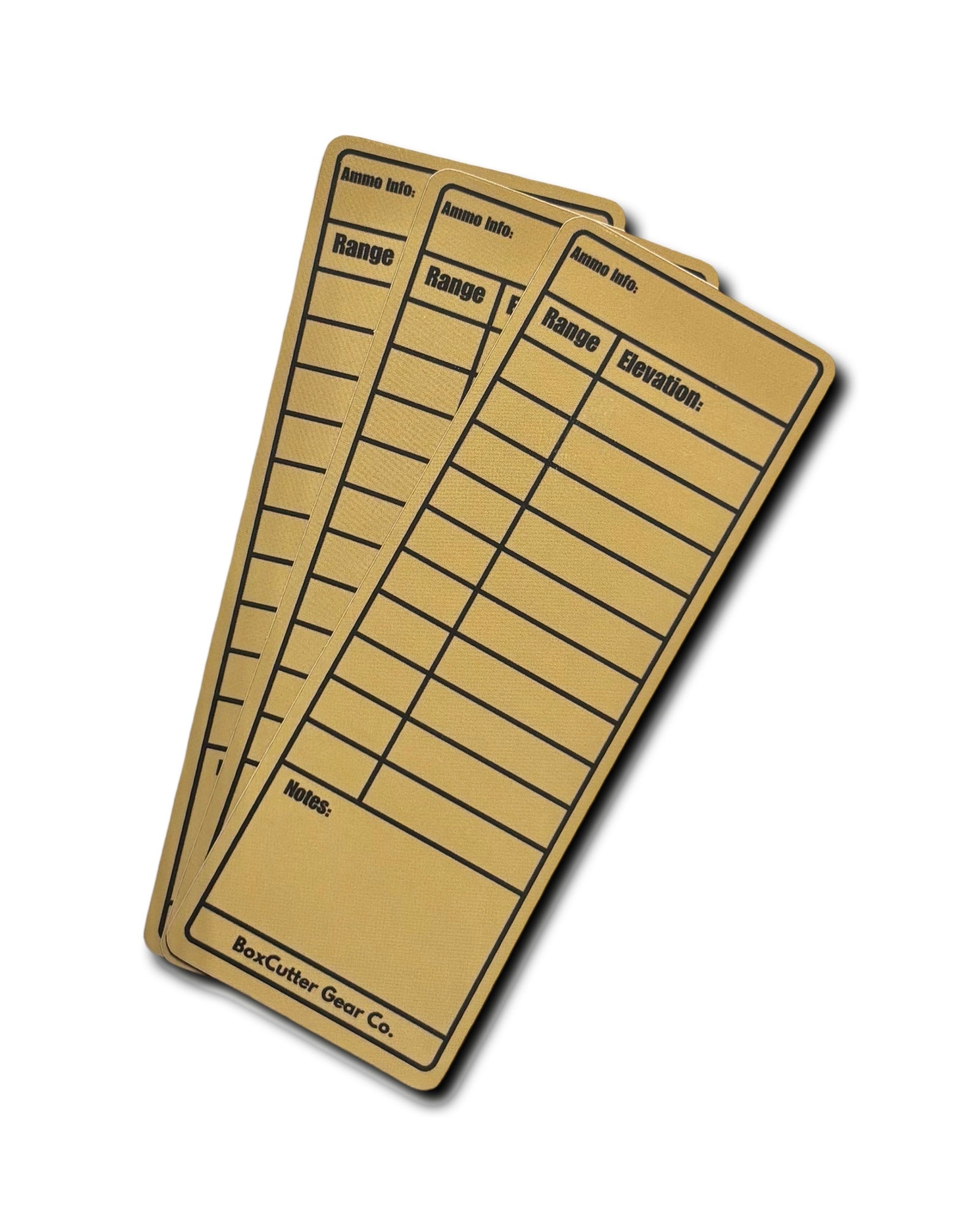 dope gear Dope Chart Sticker- (3 Pack) – BoxCutter Gear Co