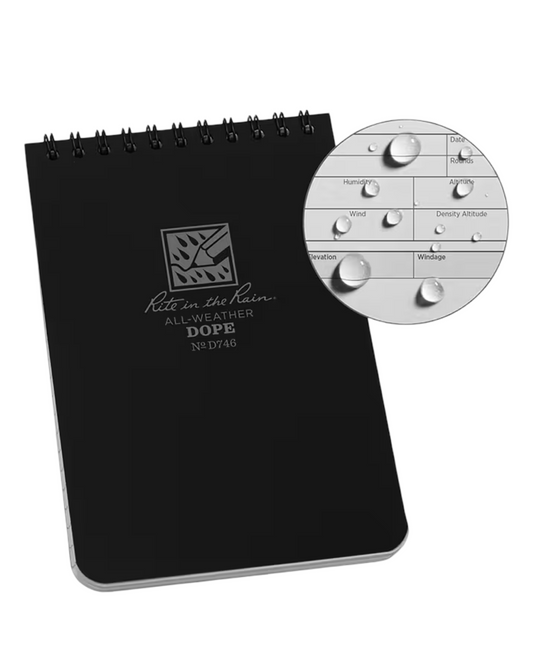 Rite in the Rain- Dope Logbook (4"x 6")