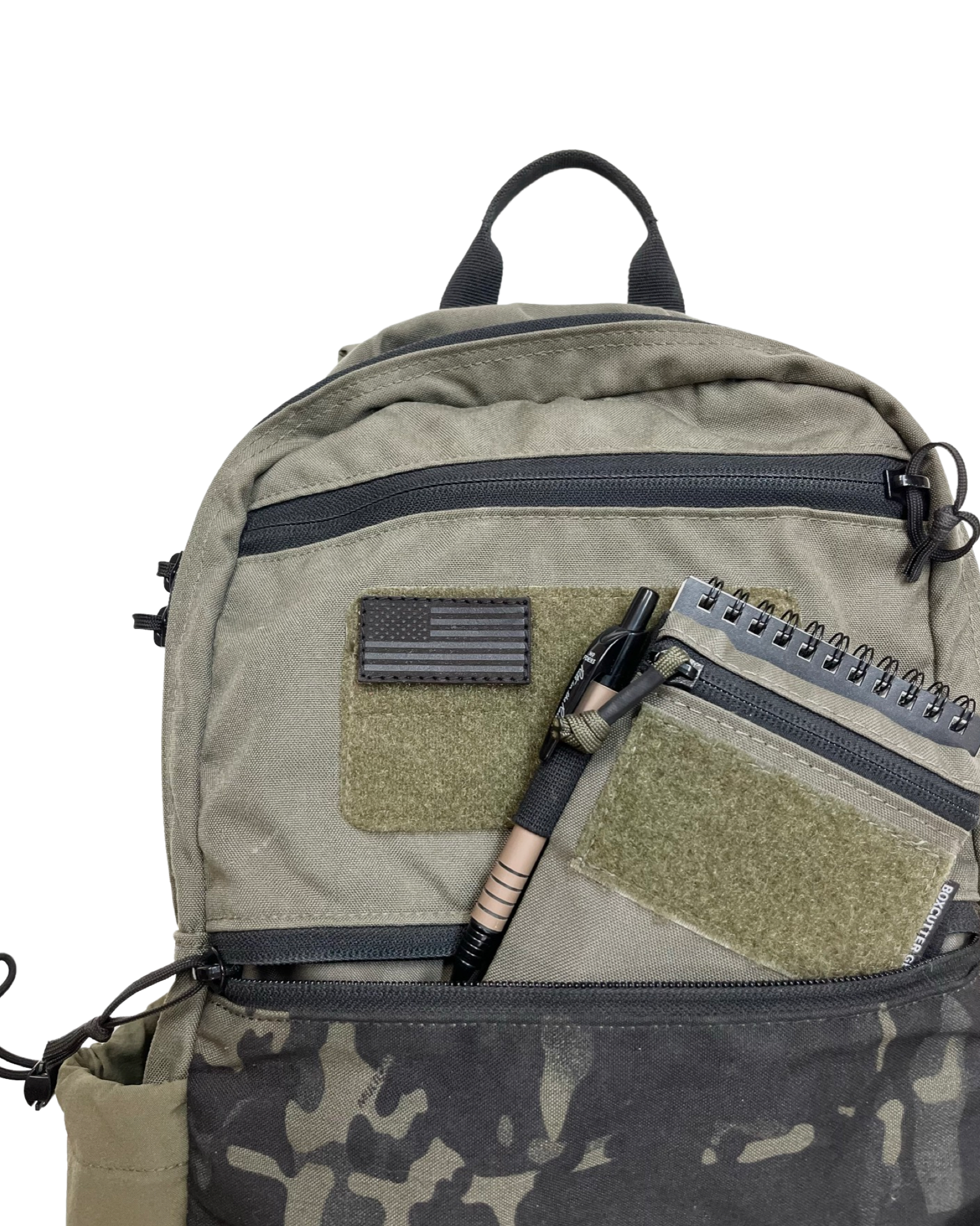 ZAP]-XL Zippered Admin Pocket Extra Large (Velcro or Molle Back